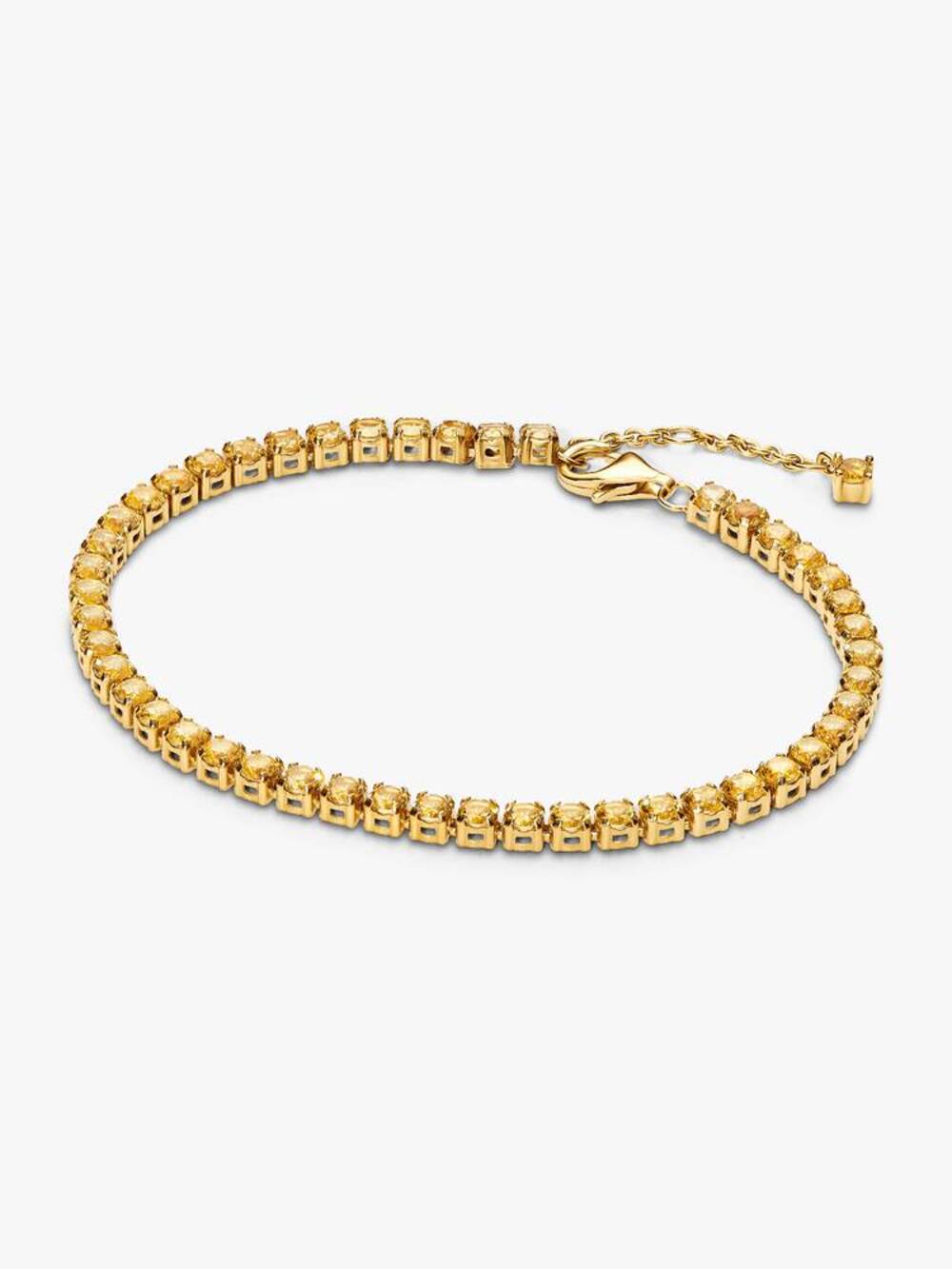 Pandora Sparkling Yellow Tennis Bracelet